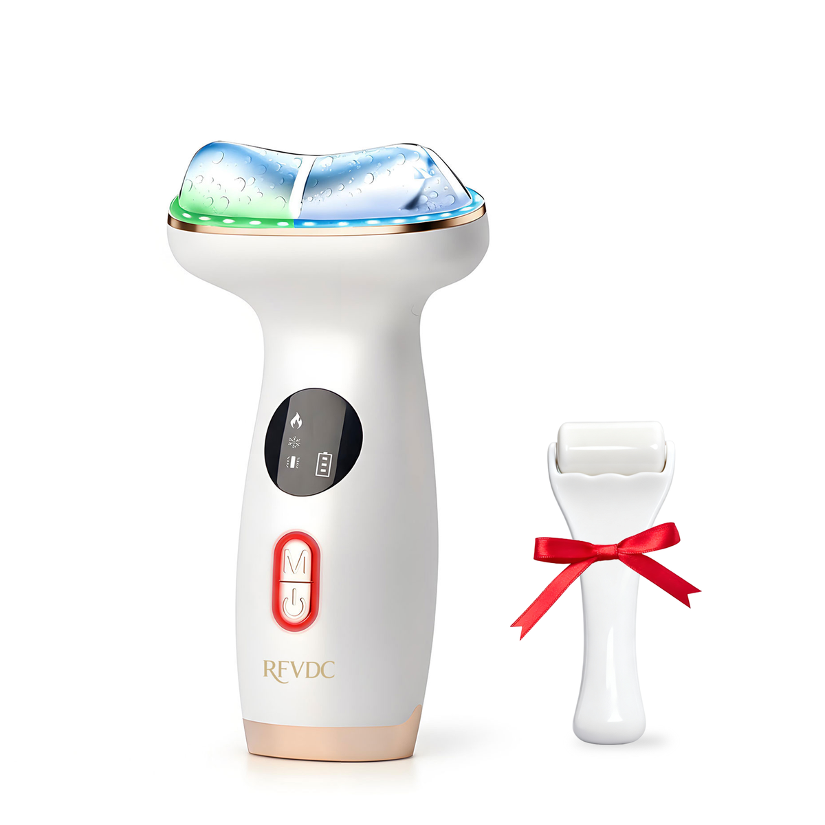 Face and Neck Gua Sha Facial Massager Hot and Cold for Puffiness & Firming Skincare Tool