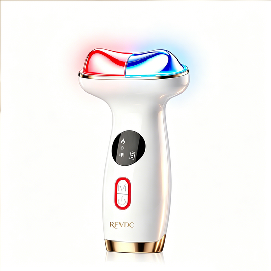 Face and Neck Gua Sha Facial Massager Hot and Cold for Puffiness & Firming Skincare Tool