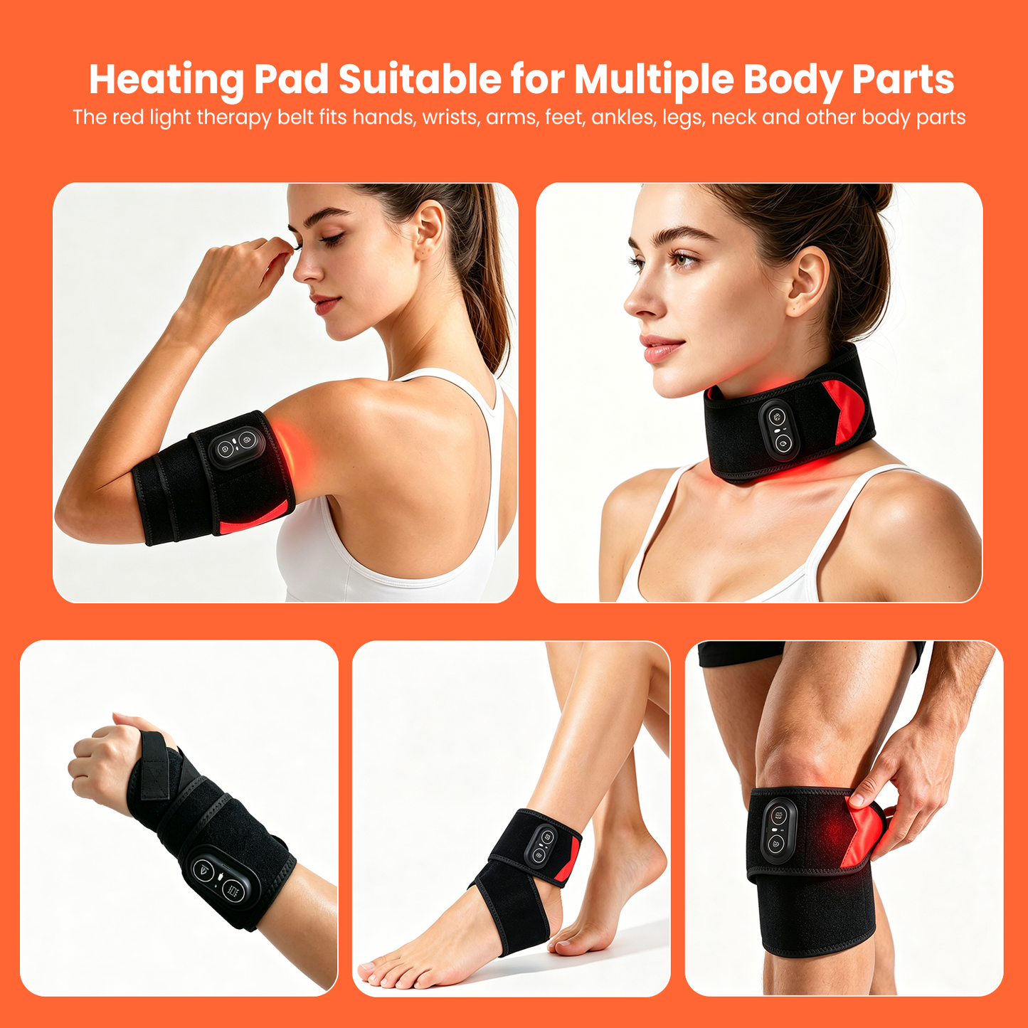 Red Light Heating Therapy  Wrap for Wrist Arm Leg Neck Ankle Massager